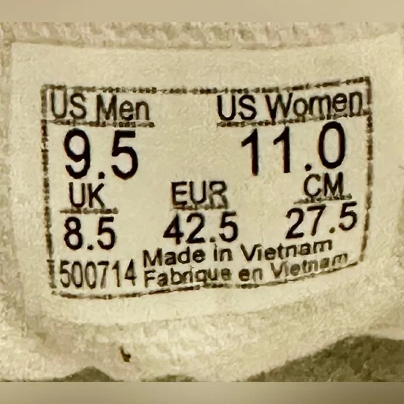 Vans Unisex Old Skool Cream White Low Top Sneakers Men Size 9.5 Womens Size 11.0 - Picture 14 of 14